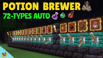 Minecraft: EASY Automatic Mega Potion Brewing Station