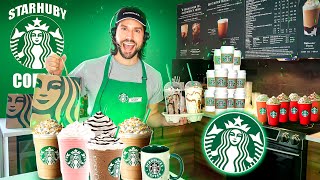 J'OUVRE MON STARBUCKS À LA MAISON  (Recette Starbucks Drinks)  HUBY