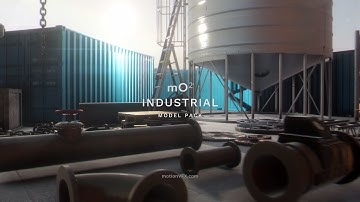 Industrial Model Pack for mO2 Apple Motion and FCPX Plugin