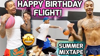 FlightReacts Is A HOOPER HOOPER! Intense 1v1 BATTLES \& Workouts With NBA TRAINER! Summer Mixtape 🔥