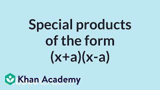 Multiplying Binomials To Get Difference Of Squares