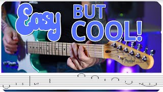 Proof you can SOUND COOL with an EASY LICK! Major Lick with TABS