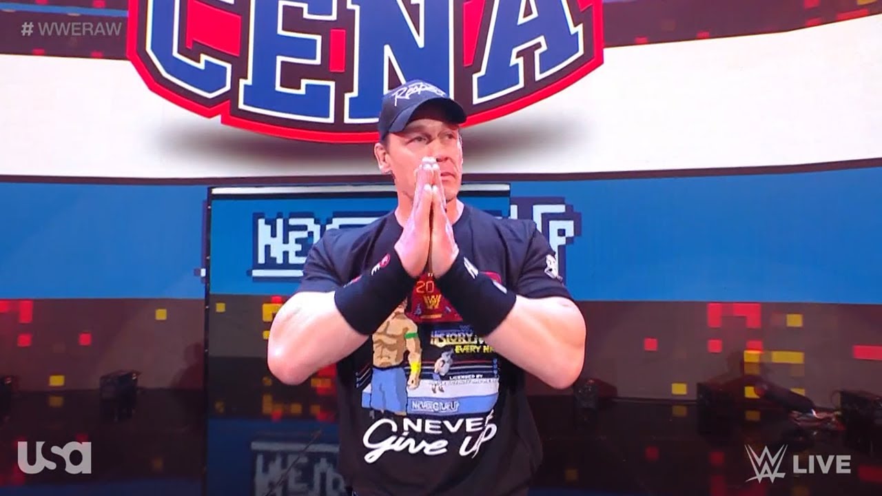 John Cena Returns WWE Entrance RAW 3/6/2023 YouTube