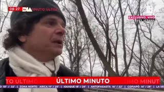 Corresponsal Chileno En Jorge Said Es Apuntado Por En Transmisión En