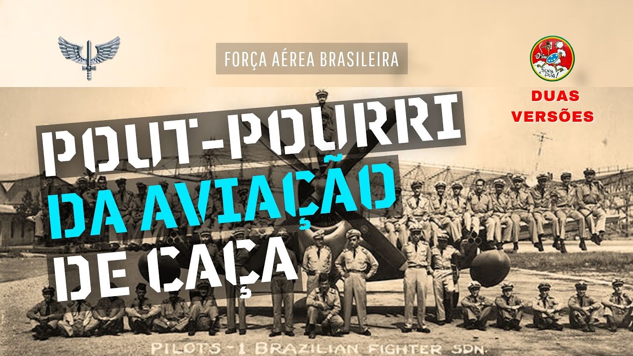 Pout - Pourri da Aviação de Caça -  Com Letra - Duas Versões do Pó, Pó, Pó. Força Aérea Brasileira.