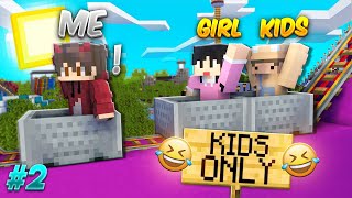 I Secretly Joined a 'KIDS ONLY' Minecraft Server!