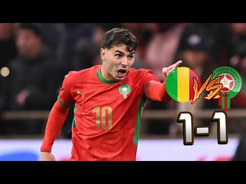 ملخص مباراة المغرب ضد مالي 1 1 امم أفريقيا 2025