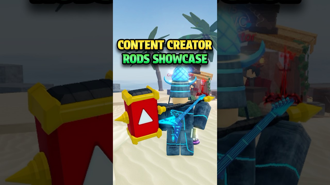 Showcasing the NEW Content Creator Rods in Fisch! 