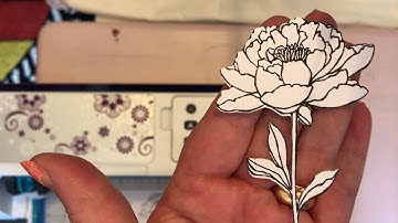 Brother scan n cut cutting a stamped image for masking etc. easy steps