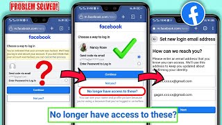 No longer have access to these facebook problem not showing 2023 | hacked facebook account recovery