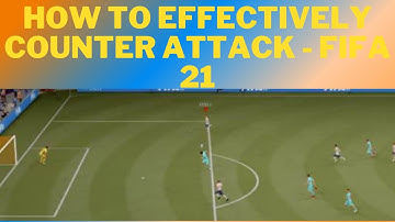 HOW TO EFFECTIVELY COUNTER ATTACK - FIFA 21 ULTIMATE TEAM TIPS AND TRICKS FOR FUT CHAMPS