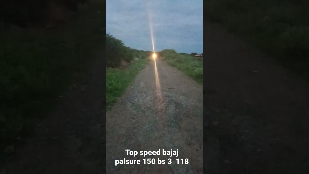 Bajaj palsure 150 bs3 top speed in. 118