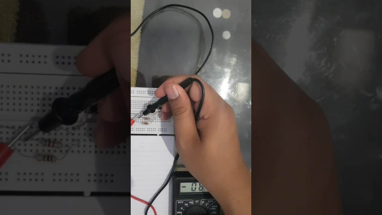 Cara pengukuran rangkaian seri & rangkaian paralel menggunakan project board,membaca kode kapasitor