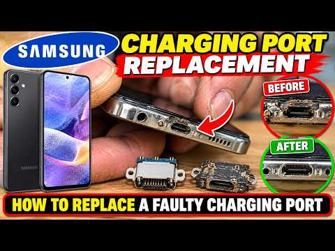How to Replace a Charging Port on a Samsung Mobile Phone. - YouTube