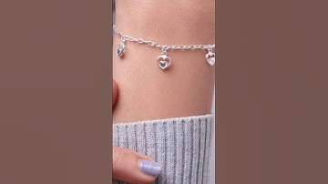 silver bracelet design for girls #shorts #viralshorts #silverjewllery #bracelets