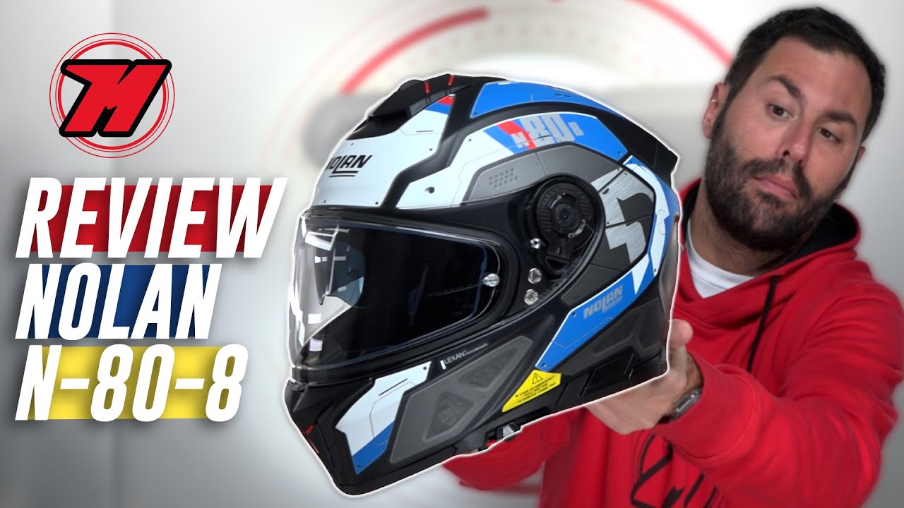 Review casco de moto Nolan N80-8, un polivalente - YouTube