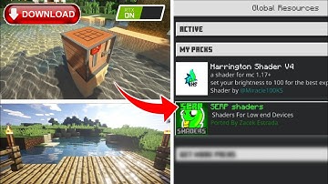 Render dragon shaders mcpe | Serp shaders Download 1.19+ ( Render dragon )