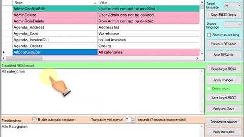 Free RESX translator automat tool