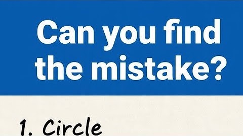 Can You Find the Mistake? (Only 1% Spot It!)