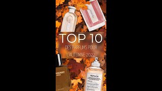 Top 10 des parfums pour l&#39;automne 2022 #shorts