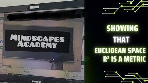 More examples of showing that a defined function is a metric | Euclidean Space R²