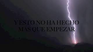 Video thumbnail of "CAYÓ UN RAYO (VIDEO LYRICS) CHAMPANIER"