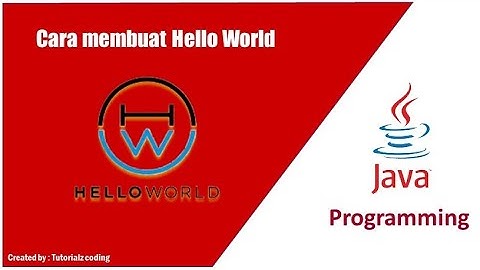 Cara membuat Hello World di java dengan netbeans