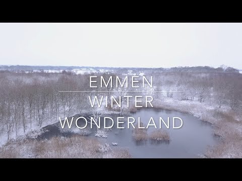 Emmen - Winter Wonderland (Drone vlucht)