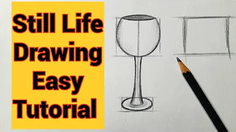 How to draw Still life drawing step by step for beginners Easy Basics Drawing Tutorial with pencil
