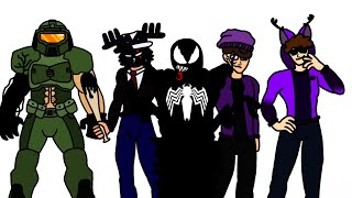 VENOM VS BM YOUTUBERS… (FEAT. @ThePiggyDudeYT @Foxycorona29 @endreus2251 & @TheLinkSlayer