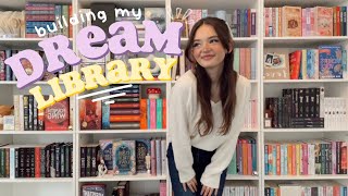 building \& organizing my ✨DREAM LIBRARY✨ library tour + showing you every book i own!