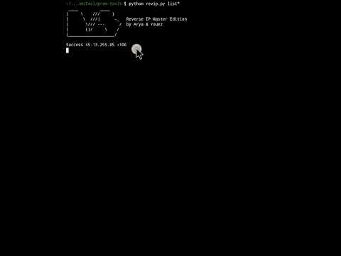 test Tool Reverse IP Master best result