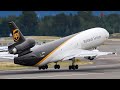 4k plane spotting at busy portland pdx  md11 757 767 737 and more