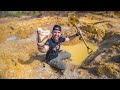 Digging DEEP For Fossilized Megalodon Shark Teeth!! (prehistoric riverbed)