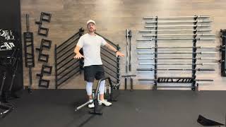Open Trap Bar Split Squats