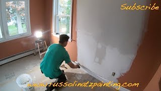 How to Tape and Float an Uneven Rectangular Drywall Sheet -  Drywall Repair (Part 6 )
