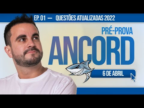 Pré-prova ANCORD 2022