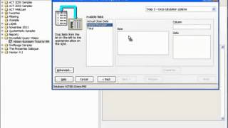 Stonefield Query Cross Tab Report