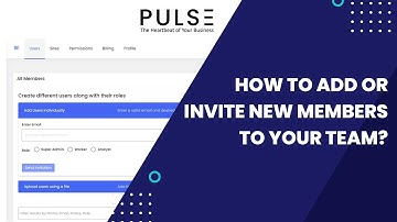 How to Add or Invite New Members to Your Team? - Pulse Inspections App