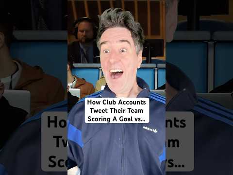 How Club Accounts Tweet Their Team’s Goal Vs Opposition