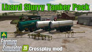 Lizard Slurry Tanker Pack / FS15 crossplay mod