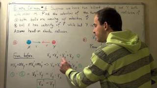 Elastic Collision Example # 1