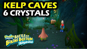 Kelp Caves Walkthrough: All Crystal Locations | Kelp Forest | Spongebob Rehydrated Collectible Guide