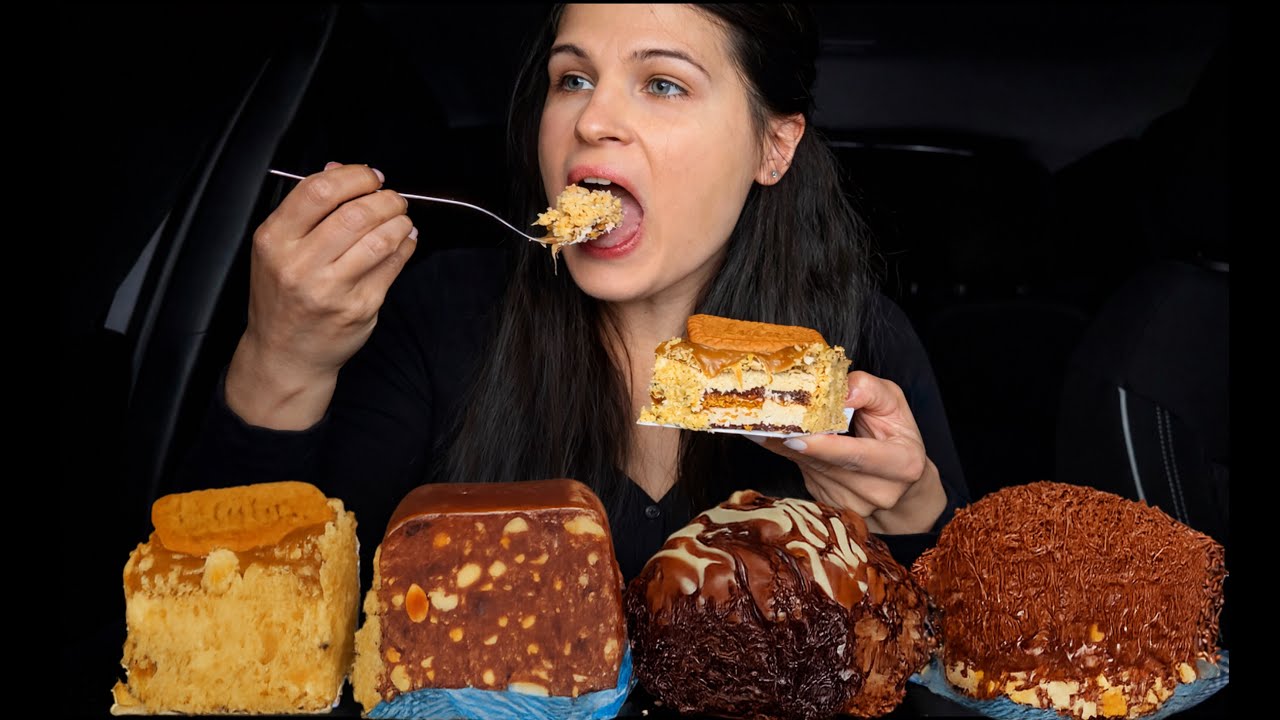 LOTUS & CHOCOLATE DESSERTS CAR MUKBANG | ASMR | EATING SOUNDS