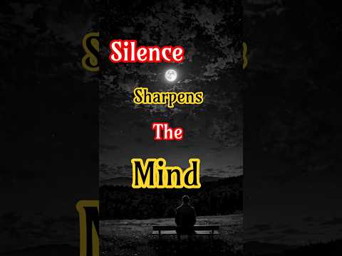 Silence Sharpens The Mind Motion Shapes The Future Clarity Grind Mindset Discipline Growth