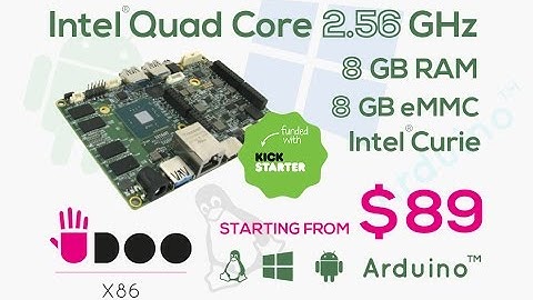 UDOO X86, The Most Powerful Maker Board Ever