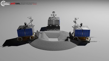 Bulldozing simulation of Moon VIPER rovers on crater with straight blades under Moon gravity
