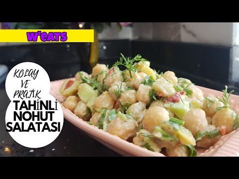 Video: Nohut, Domates Ve Tahin Salatası Nasıl Yapılır?