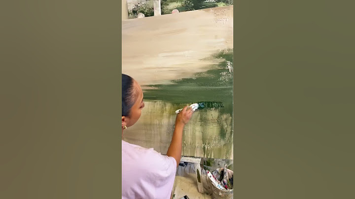 How I created a large textured abstract green painting #texturedart #texturedartwork #abstractart