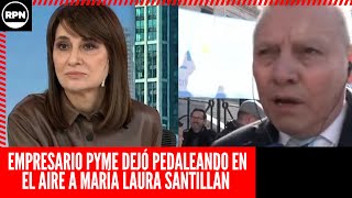 Empresario PyME ESTALLÓ EN LN+ y dejó PEDALEANDO EN EL AIRE a María Laura Santillán